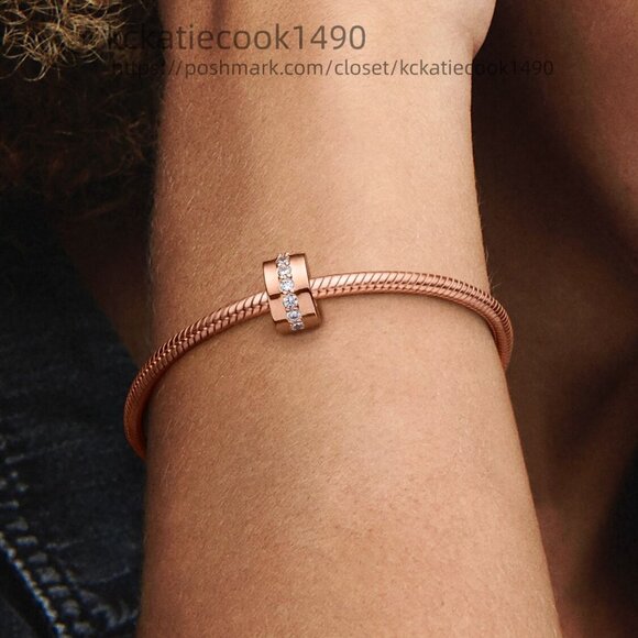 Pandora Sparkling Row Spacer Charm - Picture 5 of 5